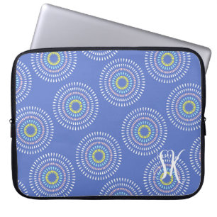 Capa Para Notebook Fireworks Japonês Azul