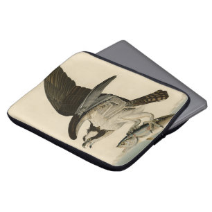Capa Para Notebook Fish Hawk, Osprey, das Aves da América de Audubon