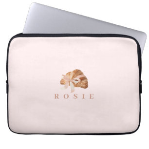 Capa Para Notebook Fita Rosa Coquette Personalizada