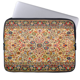 Capa Para Notebook Fita Turca Oriental - Rug Floral