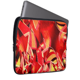 Capa Para Notebook Fita vermelha cratada que simula o movimento