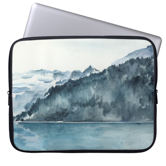 Capa Para Notebook Fjords de inverno (Frente)