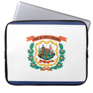 Capa Para Notebook Flag of West Virginia, EUA