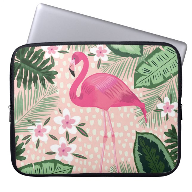 Capa Para Notebook Flamingo, palmeiras, design de cozinha (Frente)