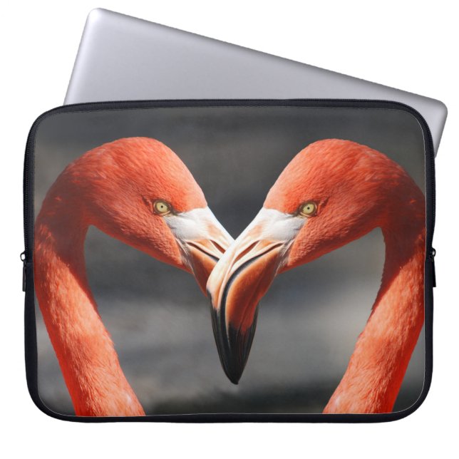 Capa Para Notebook Flamingoes no Amor (Frente)