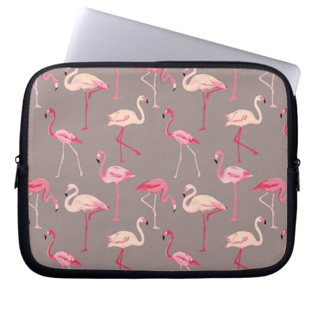 Capa Para Notebook Flamingos retros (Frente)