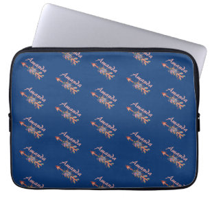 Capa Para Notebook Flechas florais personalizadas