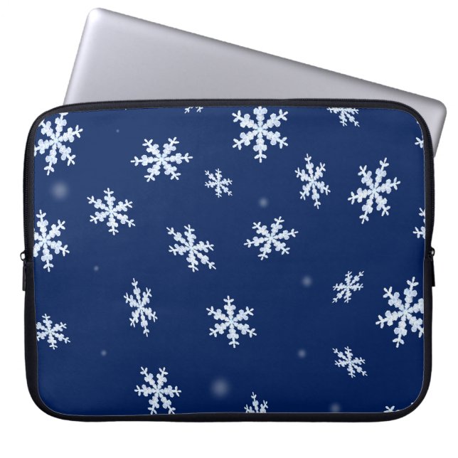 Capa Para Notebook Flocos de neve (Frente)