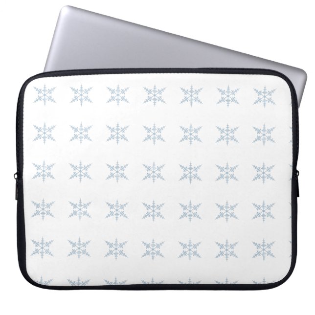 Capa Para Notebook Flocos de neve do inverno (Frente)
