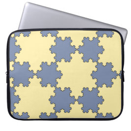 Capa Para Notebook Flocos de neve Koch Tesselados (Padrão Fratural)