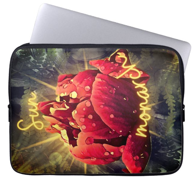 Capa Para Notebook Flor (Frente)