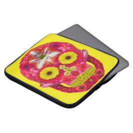 Capa Para Notebook Flor - Caveira 6