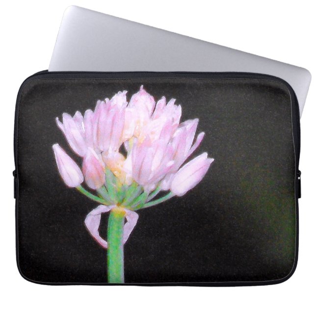 Capa Para Notebook Flor Chives (Frente)