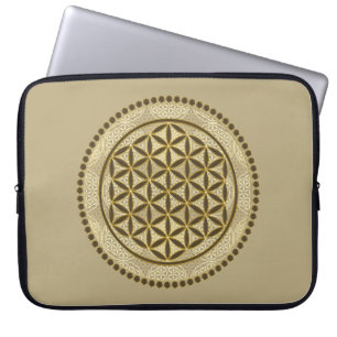 Capa Para Notebook FLOR DA VIDA - Símbolo Geometrie Sagrado Art 2