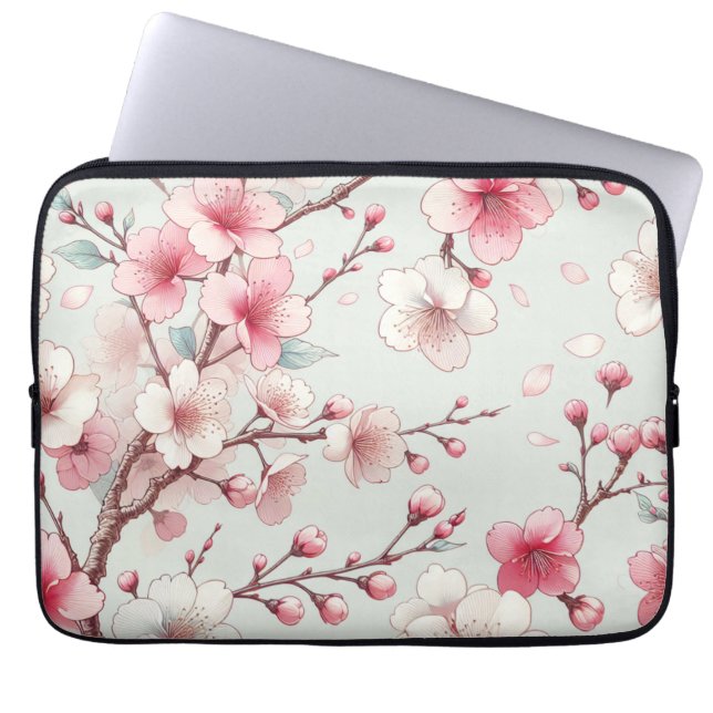 Capa Para Notebook Flor de Cerejeira (Frente)