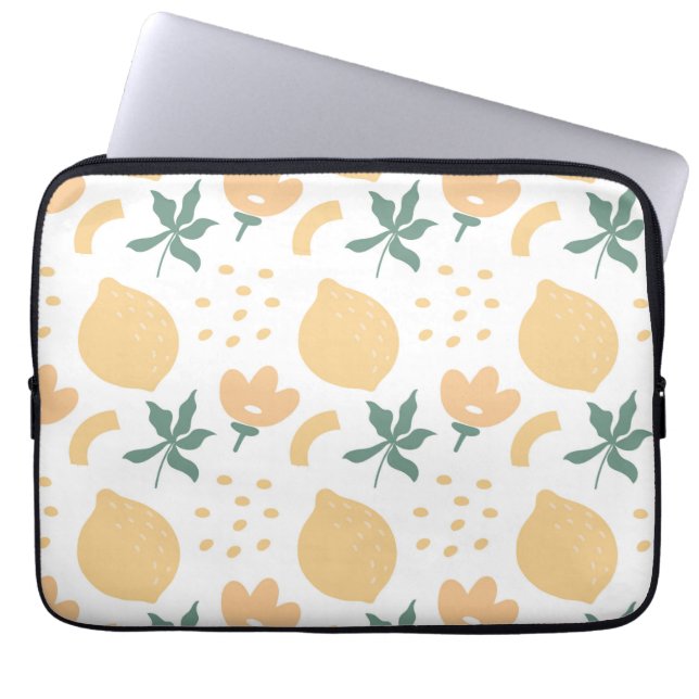 Capa Para Notebook Flor de Fruta de Paixão (Frente)