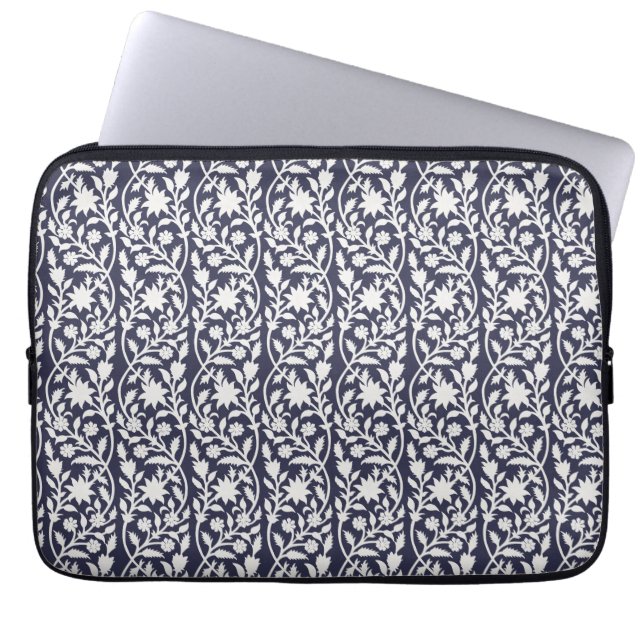 Capa Para Notebook Flor de marinho inspirado no Block impressão (Frente)