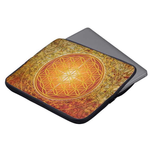 Capa Para Notebook Flor de Vida - Ornamento III (Frente Topo)
