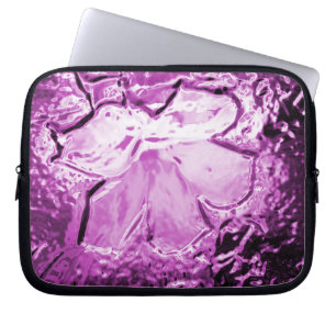 Capa Para Notebook Flor de Vidro Puro