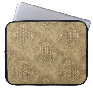 Capa Para Notebook Flor de Vivo - Sol - padrão sem soldadura 4