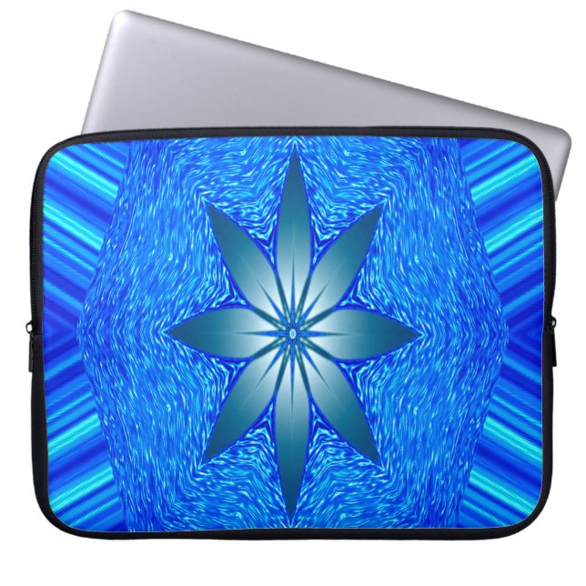 Capa Para Notebook Flor flutuante... (Frente)