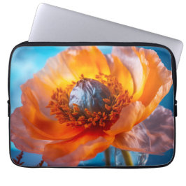 Capa Para Notebook Flor Laranja