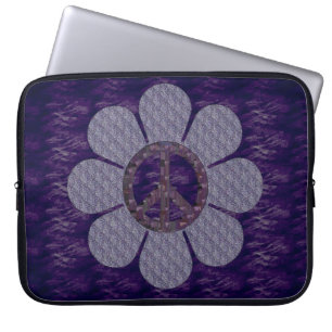 Capa Para Notebook Flor modelada da paz