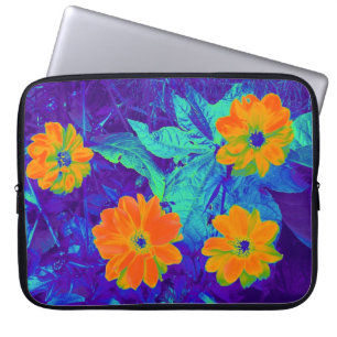 Capa Para Notebook Flor Psicodélico Cama 02