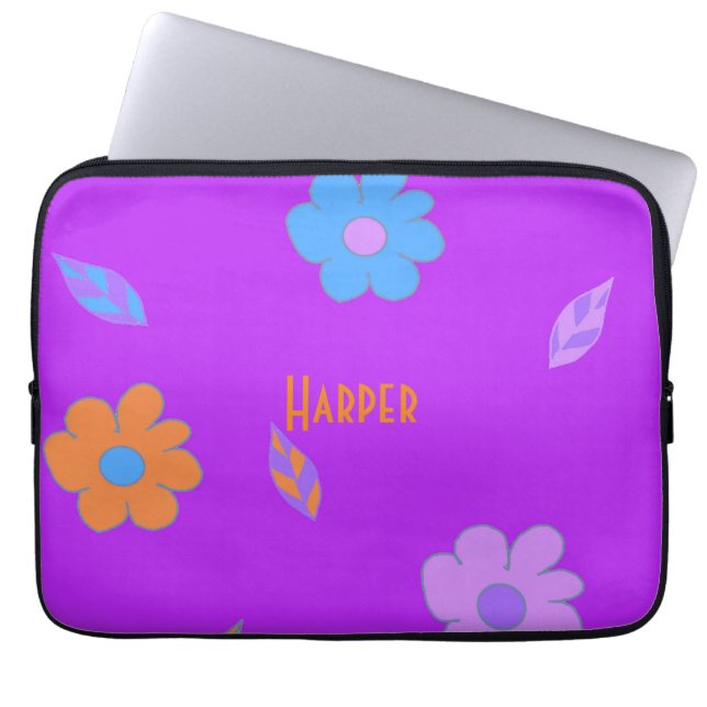 Capa Para Notebook Flor Retroativo Cujo (Frente)