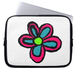 Capa Para Notebook Flor Rosa Fofa