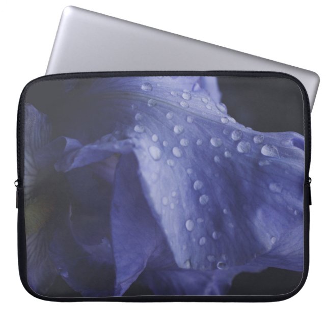 Capa Para Notebook Flor Rosa púrpura (Frente)