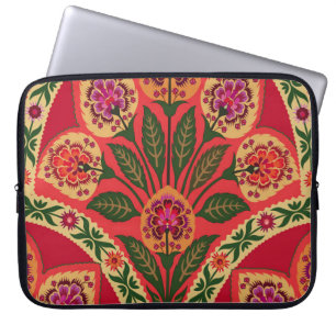 Capa Para Notebook Flor sem costura ao estilo decorativo oriental dec