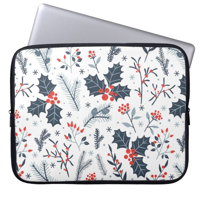 Capa Para Notebook Flora de inverno (Frente)