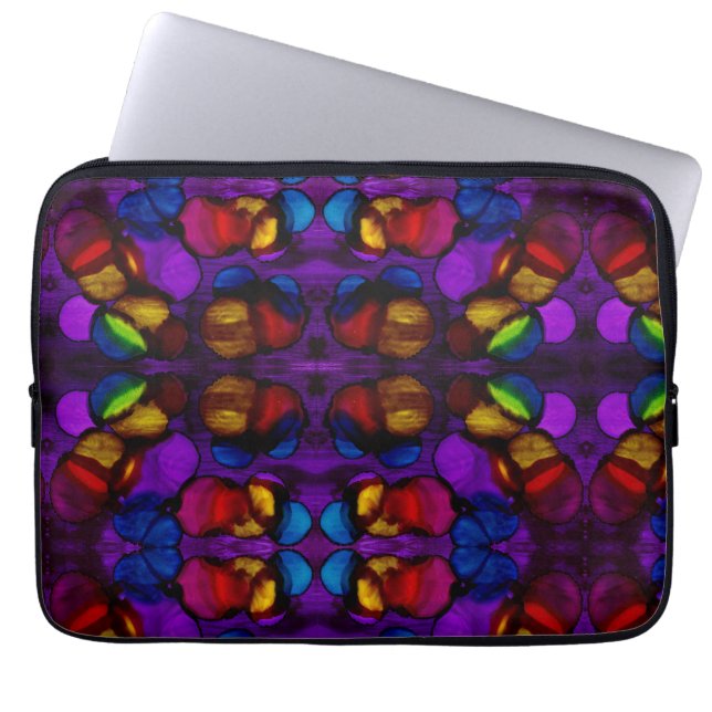Capa Para Notebook Floração Elétrica (Frente)