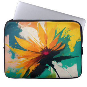 Capa Para Notebook Floração Enigmática – Uma Dança de Cor e Movimento
