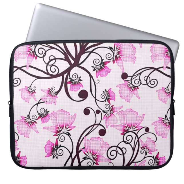 Capa Para Notebook Floral (Frente)