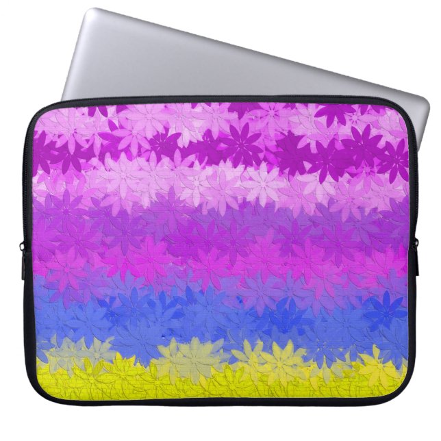Capa Para Notebook floral (Frente)