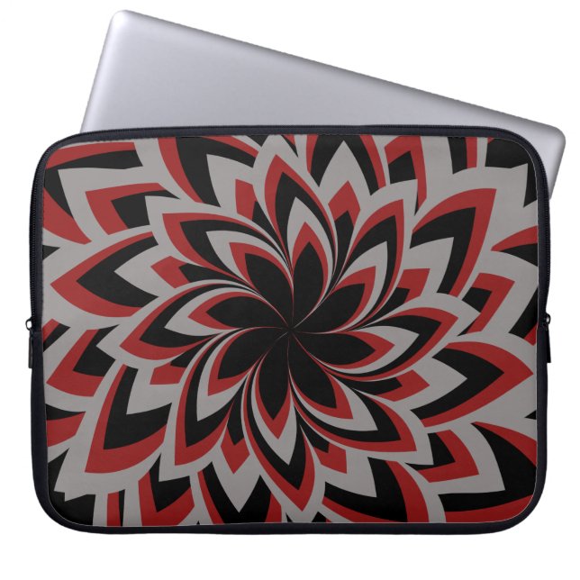 CAPA PARA NOTEBOOK FLORAL COM REMOINHO TOTAL  (Frente)
