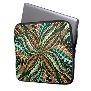 Capa Para Notebook Floral E Glamour Sem Costura Elegante