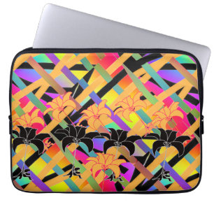 Capa Para Notebook Floral Entrelaçada