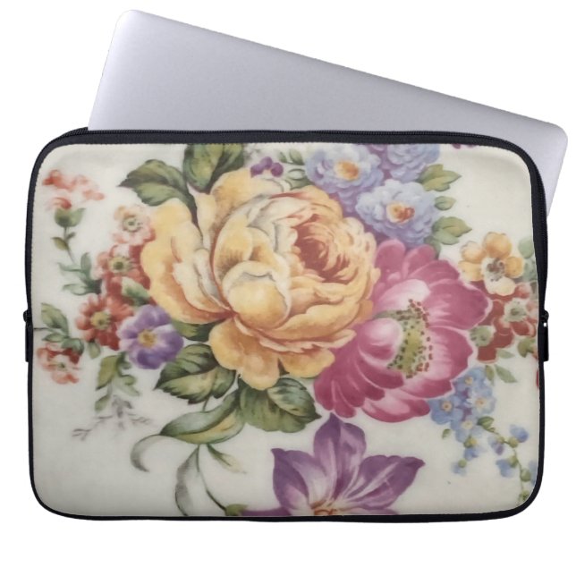 Capa Para Notebook Floral Fantasy  (Frente)