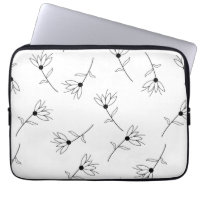 Floral, Leite Branco, Romance Eletrônicos Bag