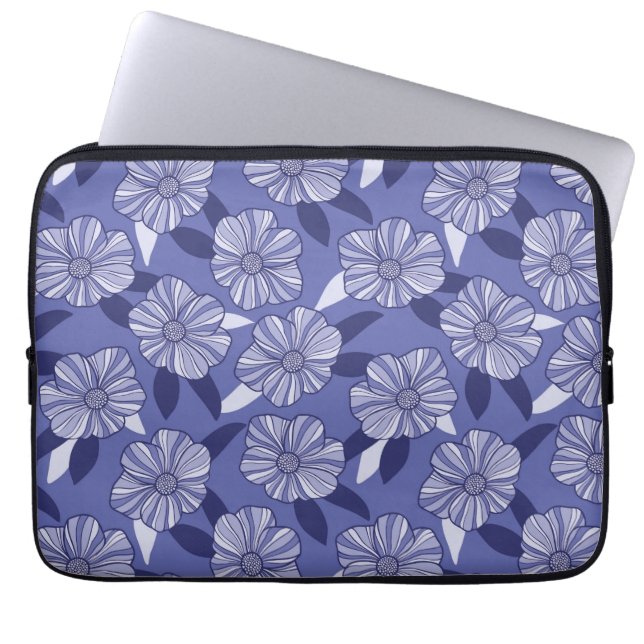 Capa Para Notebook Floral Line Art (Frente)