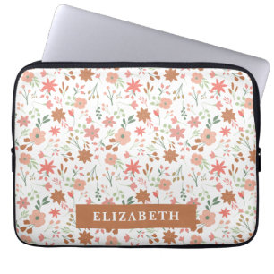 Capa Para Notebook Floral Personalizado Flor de Primavera Fofo Boho