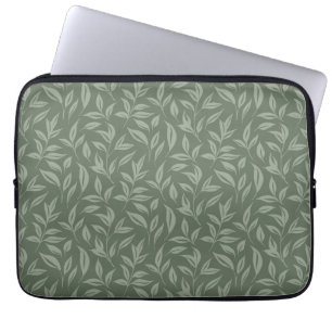 Capa Para Notebook Floral Sage Green