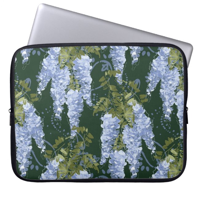 Capa Para Notebook Floral Vintage Laptop Bag (Frente)