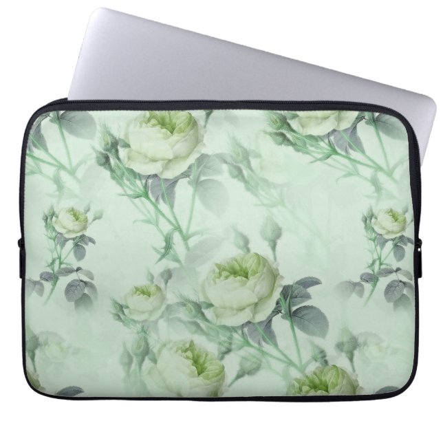 Capa Para Notebook Floral Vintage Lindo (Frente)