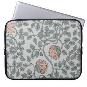 Capa Para Notebook Floral vintage, padrão sem costura, papéis de pare