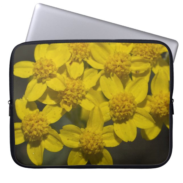 Capa Para Notebook Flores Amarelas (Frente)