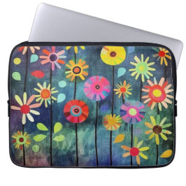 Capa Para Notebook Flores Boêmias Coloridas